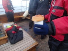 A warm treat on our Husavik whale tour